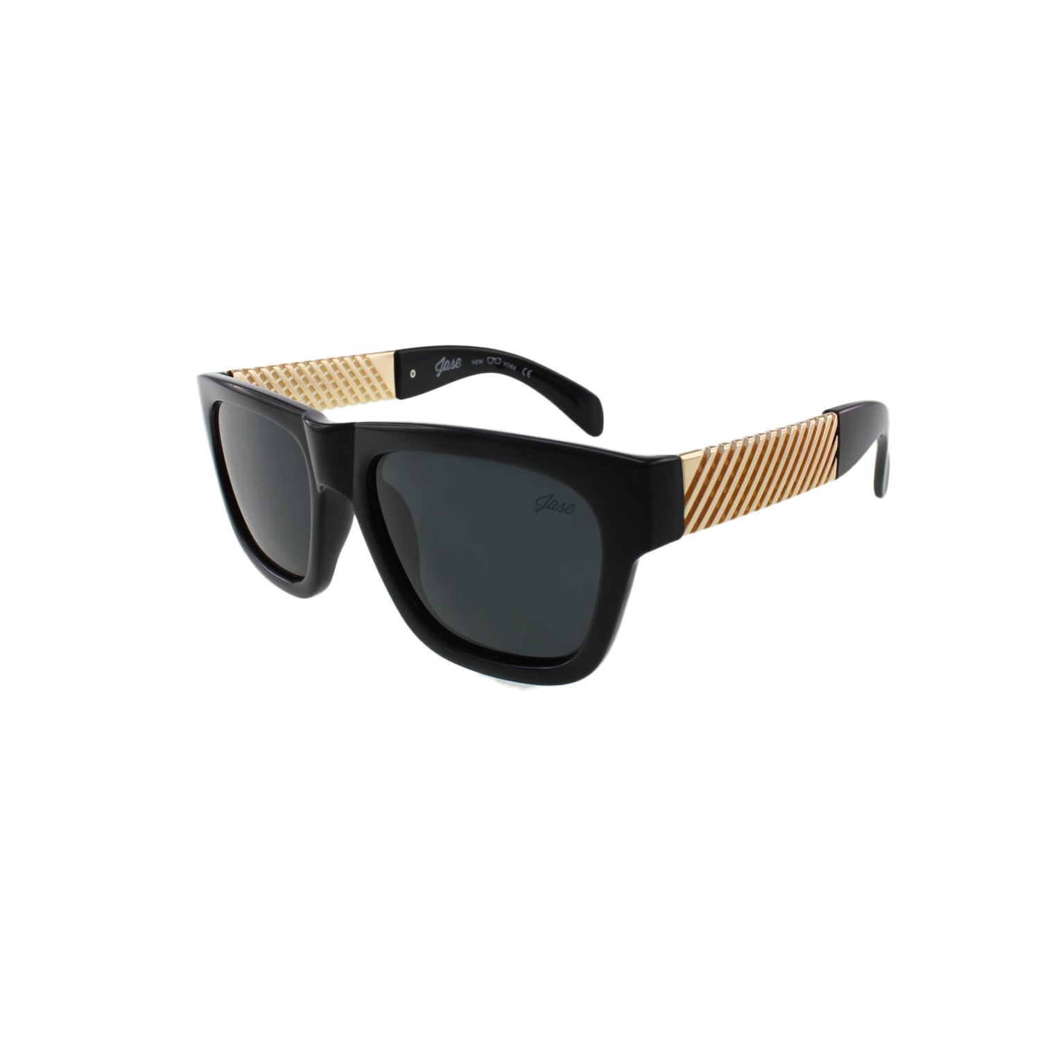 Jase New York Royce Sunglasses in Gloss Black